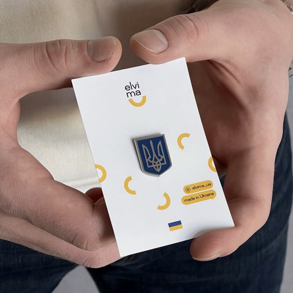 Герб класичний сріблястий