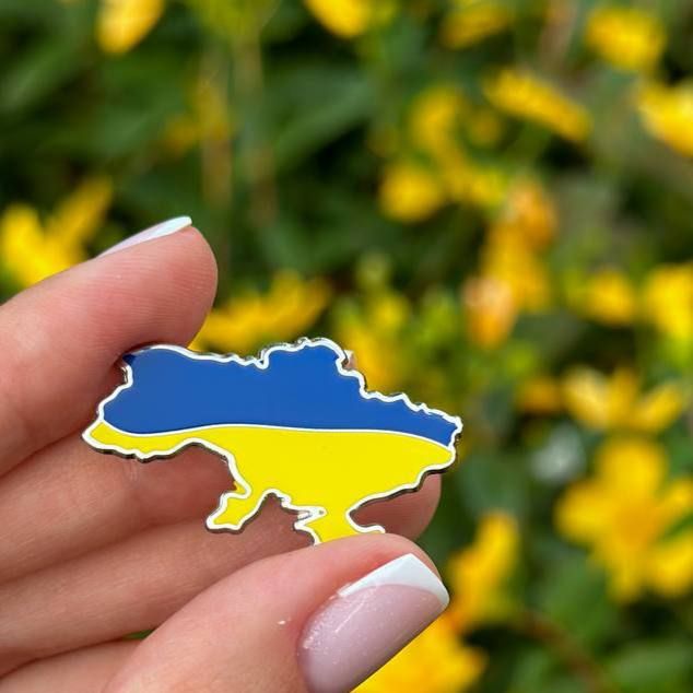Мапа жовто блакитна
